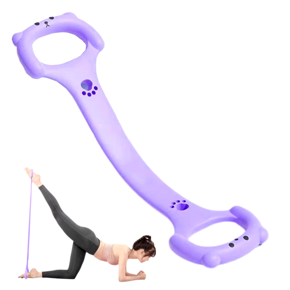 Fitness Pulling Rope 8 Word Yoga Gym Pulling Rope Non-Slip Handle Exercise Tube Band Resistance Bands Arms Silicone Figure-8